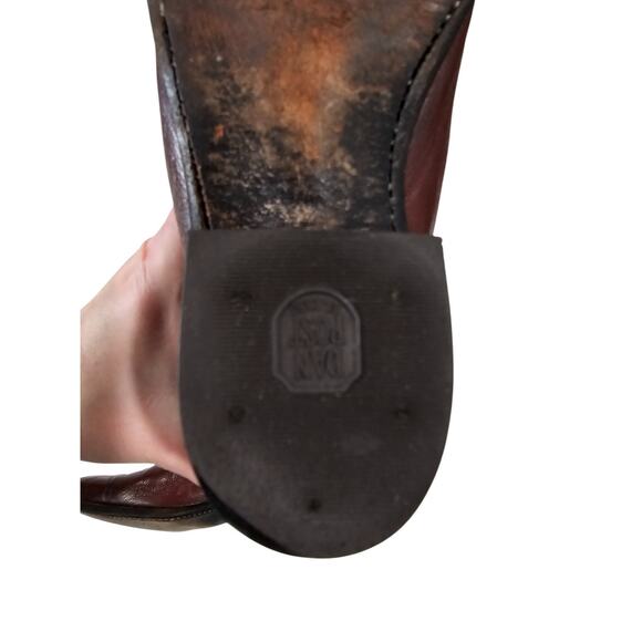 Dan Post Milwaukee Western cowboy boots in black cherry Sz 9D main image 8
